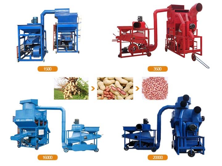 Peanut sheller丨combined peanut shelling and cleaning machine